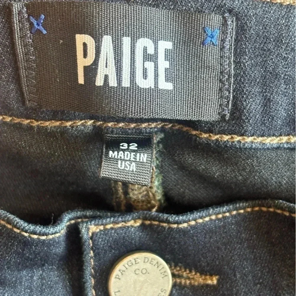 PAIGE Skyline Midrise Skinny Maternity Jeans - Picture 6 of 12